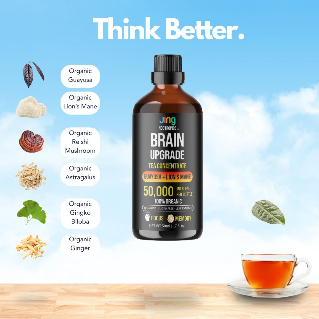 90 Servings of Jing Nootropics Brain Upgrade™ + Starter Kit