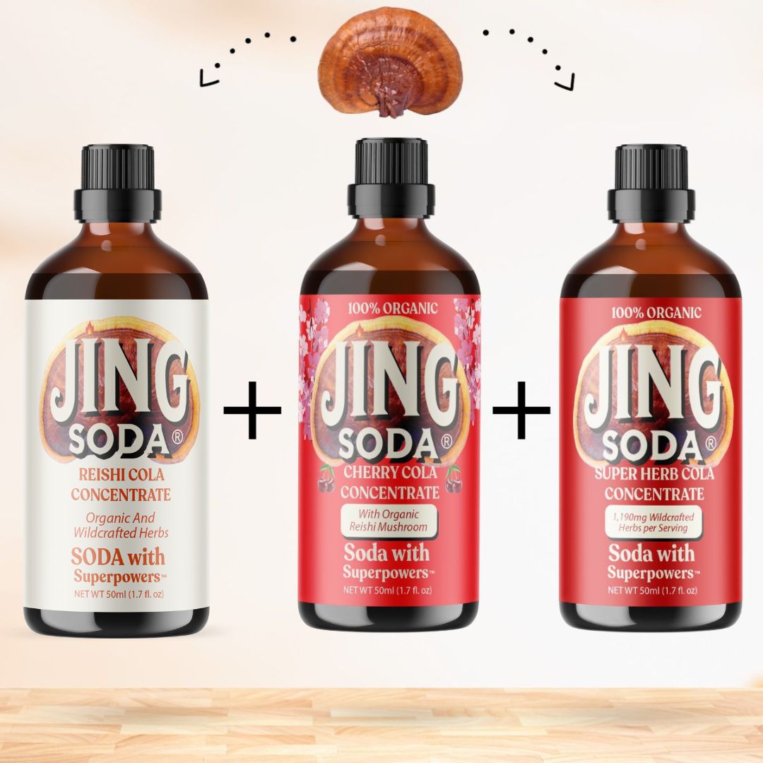 Jing Soda, 3 Cola Variety, 50mL (3 Pack)