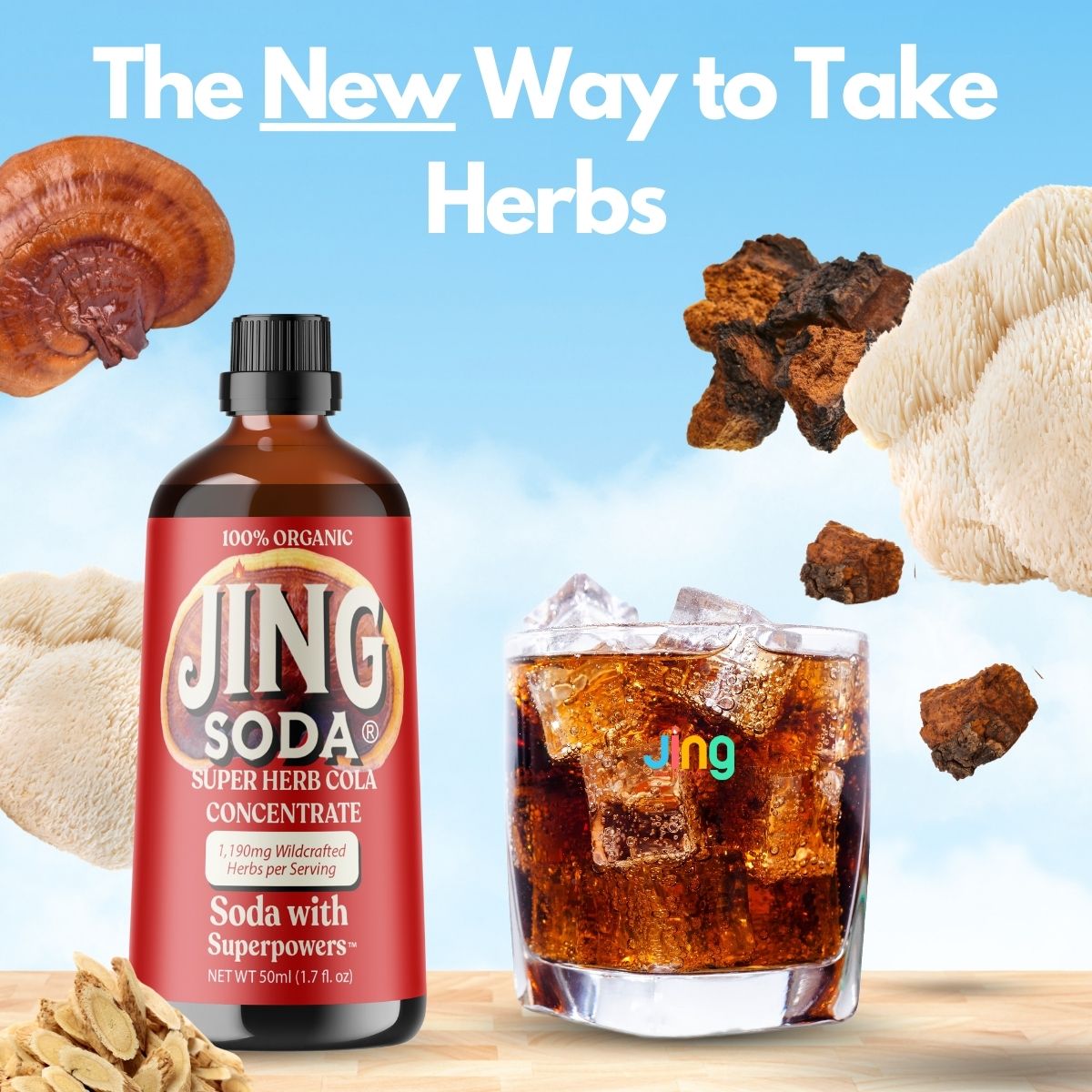 Jing Soda® Super Herb Cola