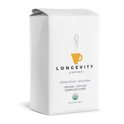 Longevity Coffee MEDIUM Roast Beans, 5 lb BULK BAG WHOLE BEANS