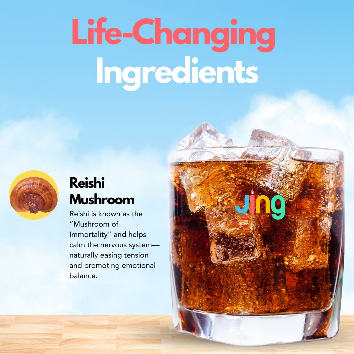 Jing Soda® Reishi Cola
