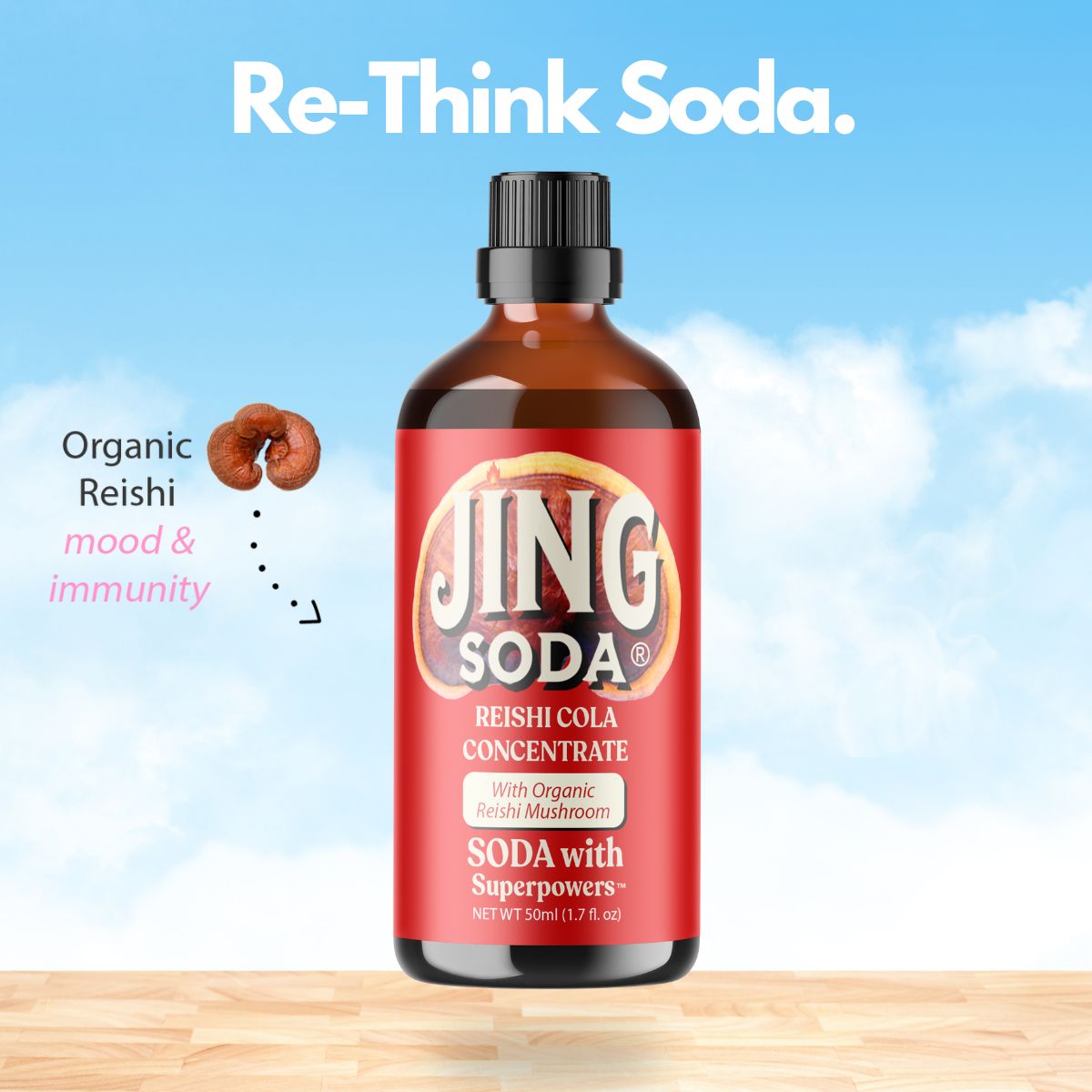 Jing Soda® Reishi Cola